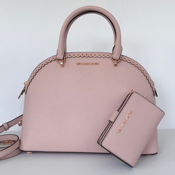 2pc Michael Kors dome satchel bag bifold wallet - Picture 2 of 8